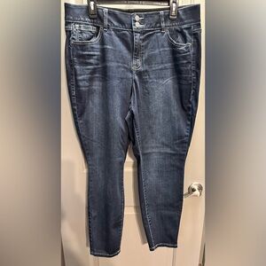 Lane Bryant Women's High Rise Jeans - Dark Blue